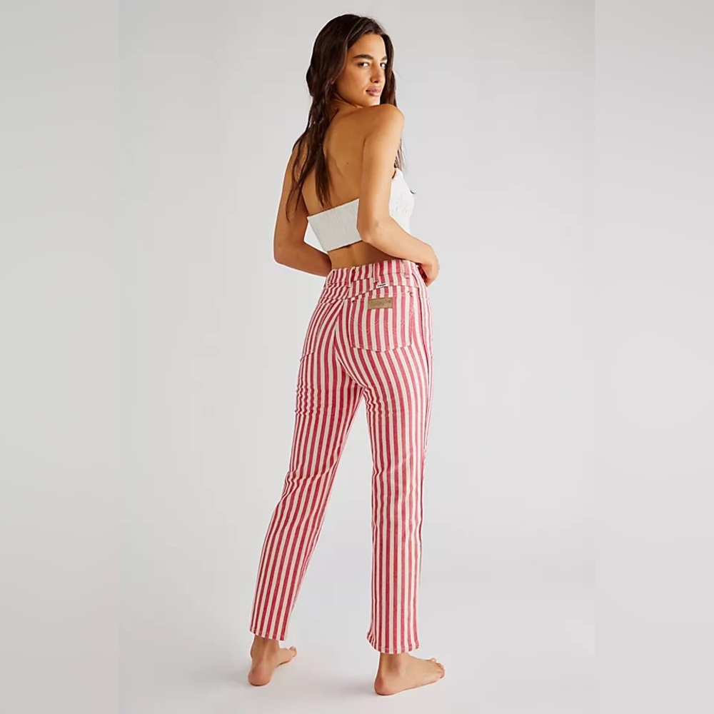 NWT Wrangler Wild West 603 Stripe Jean in Raspberry Ripple - 25
